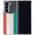 Kuwait Flag Distressed Galaxy Z Fold5 5G Clear Case